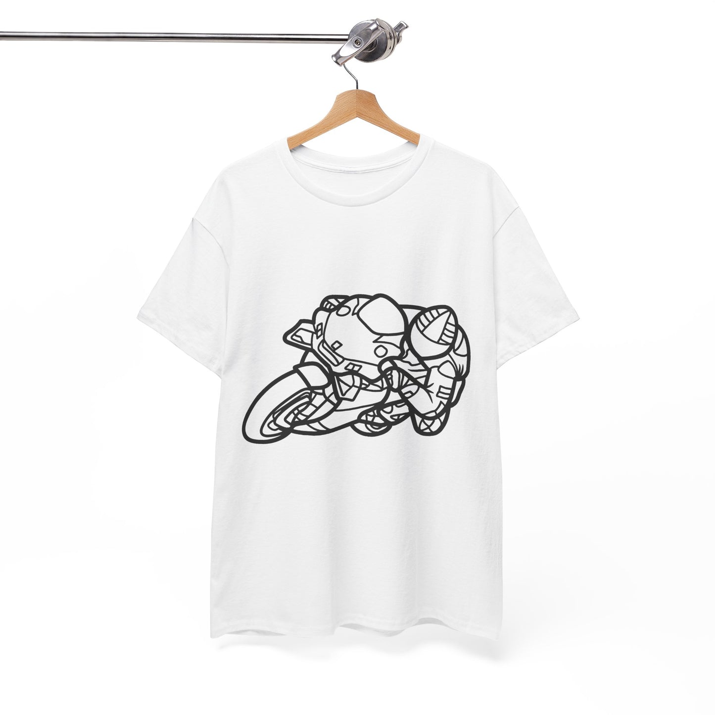 Motorcycle Adventure Tee - Shift and Go, Unisex Heavy Cotton T-Shirt, Biker Gift, Casual Wear, Motorbike Lover Apparel, Ride in Style