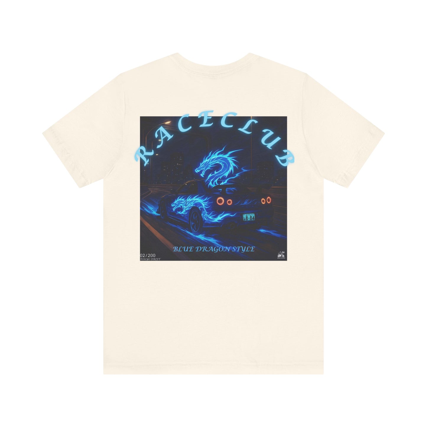 Blue Dragon Race Club Unisex Jersey Tee - Perfect Gift for Car Enthusiasts