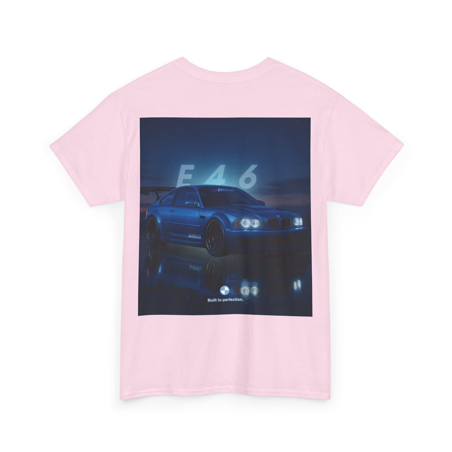 T-shirt graphique E46 Racing - Cadeau pour passionné d'automobile, T-shirt de course, Vêtements de sport automobile, Haut pour amoureux de voitures, Vêtements automobiles