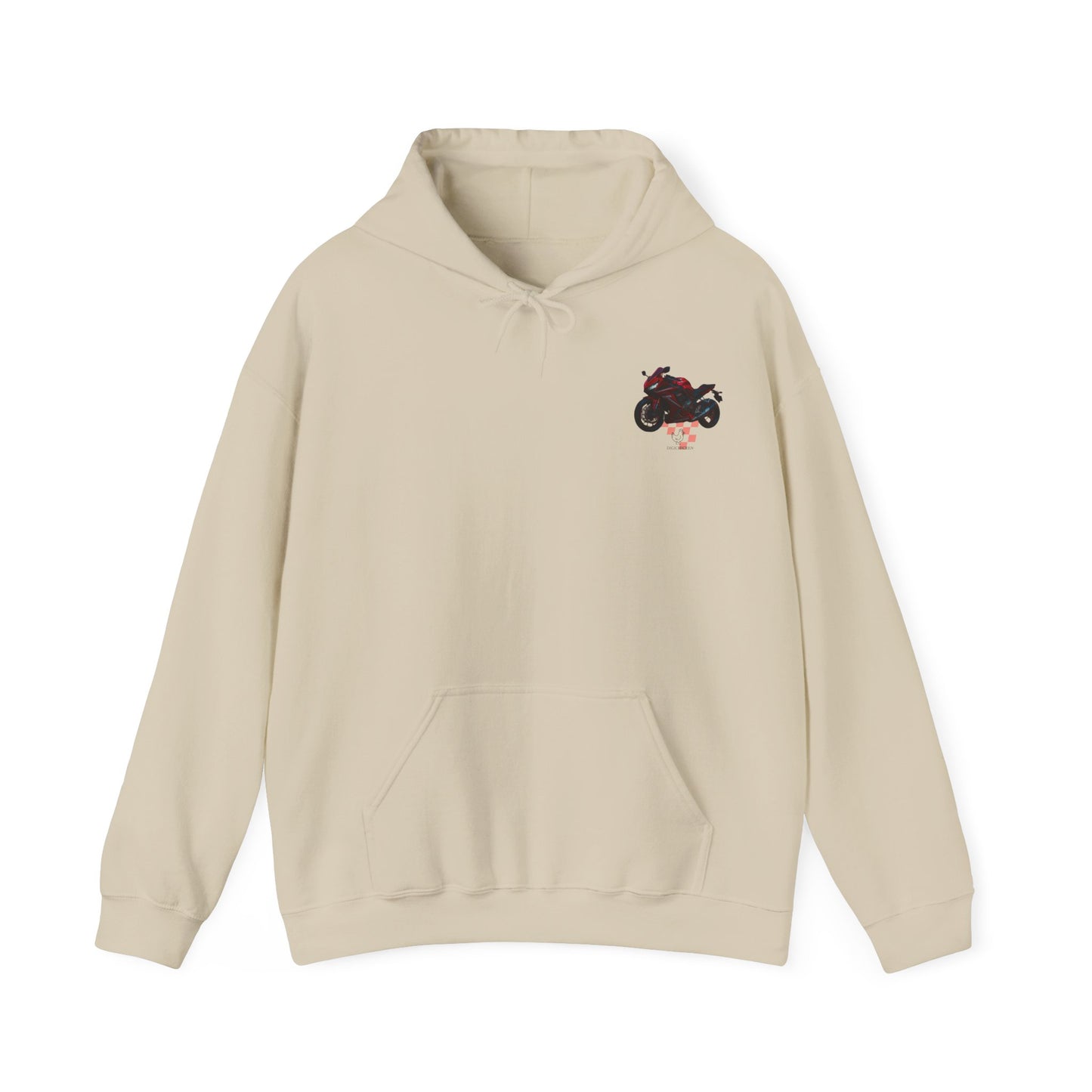 650r Motorcycle Urban Vibes Unisex Hoodie - Neon Night Design