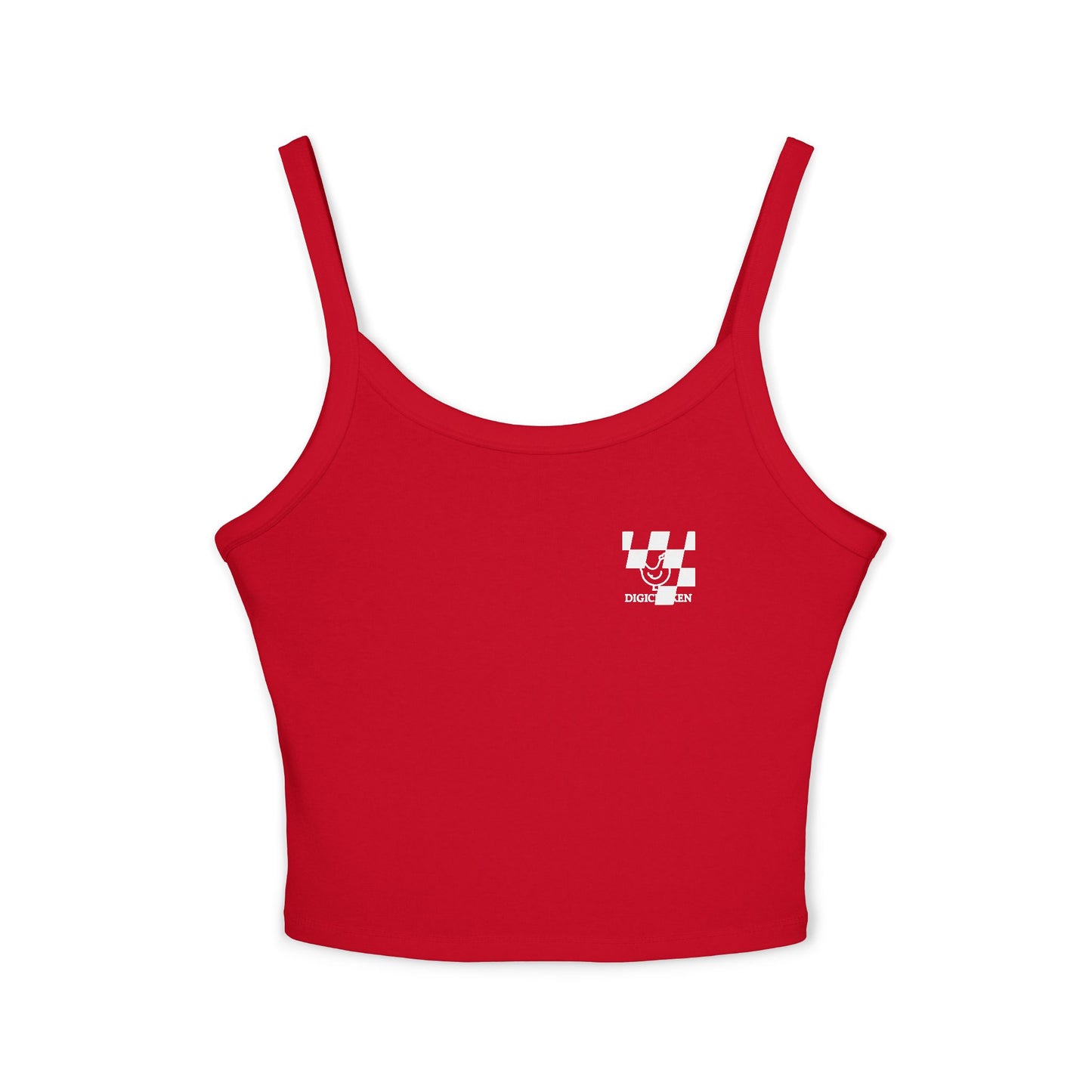 Women's Tank Top - GTI Racing Spaghetti Top with Cool Backprint