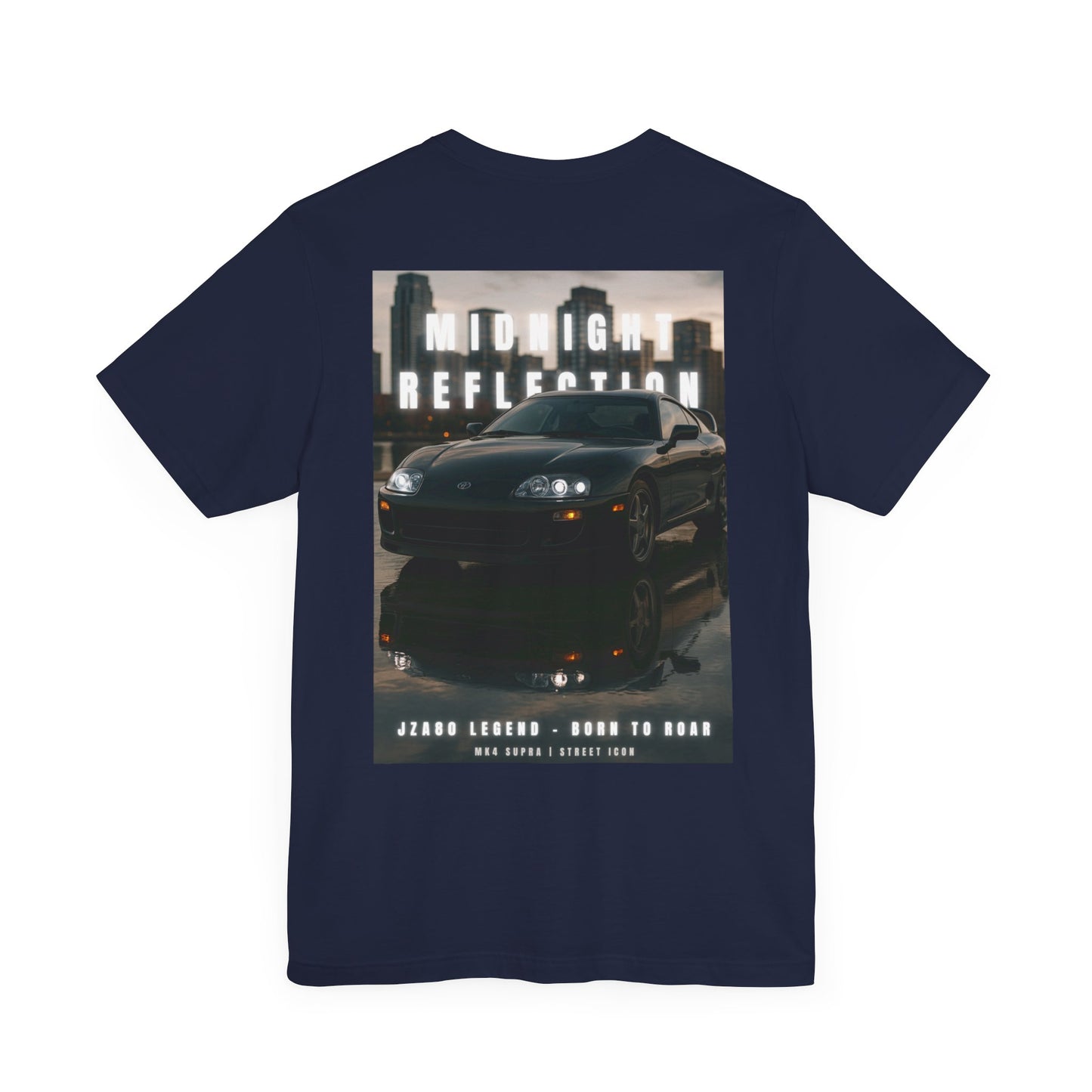 Midnight Reflection Unisex Tee, Casual Streetwear, Car Lovers Gift, Graphic T-Shirt, Everyday Wear, Urban Outfit