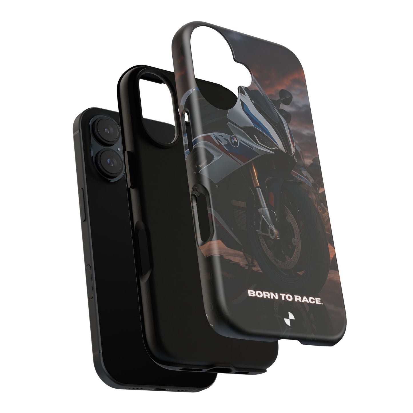Coque de téléphone pour moto BMW – Design Born to Race
