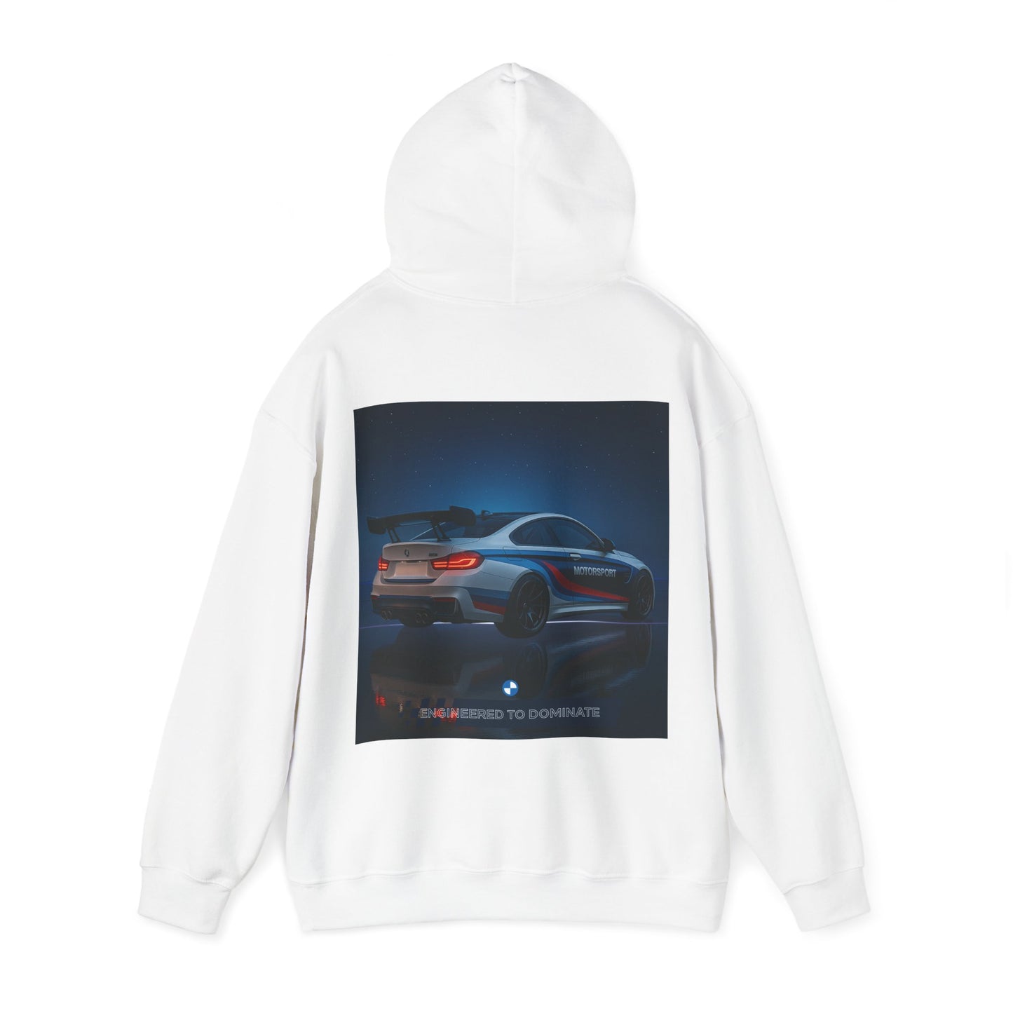 Engineered to Dominate Racing Hoodie - Unisex Heavy Blend Sweatshirt for Car Enthusiasts