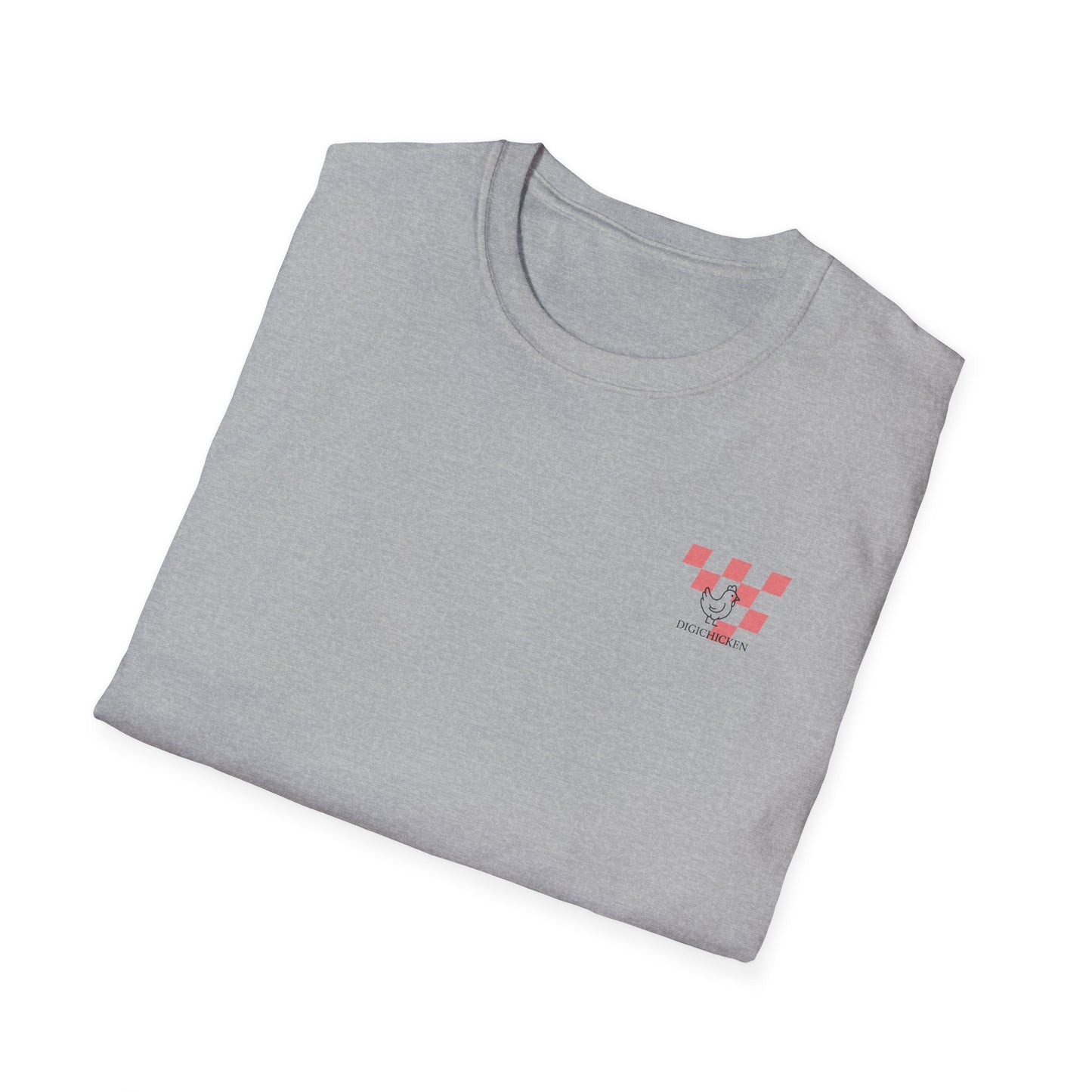 Neon Motorcycle Unisex Softstyle T-Shirt - Streetwear Vibes, Perfect Gift for Bike Enthusiasts