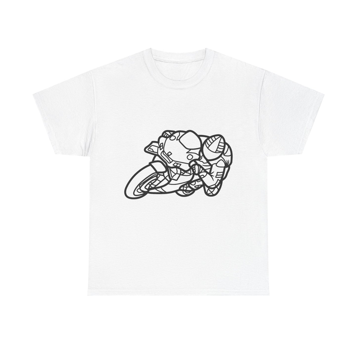 Motorcycle Adventure Tee - Shift and Go, Unisex Heavy Cotton T-Shirt, Biker Gift, Casual Wear, Motorbike Lover Apparel, Ride in Style