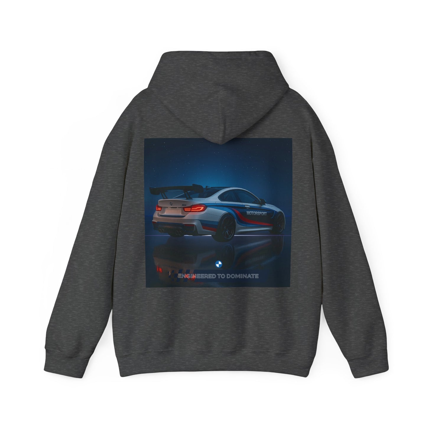 Engineered to Dominate Racing Hoodie - Unisex Heavy Blend Sweatshirt for Car Enthusiasts