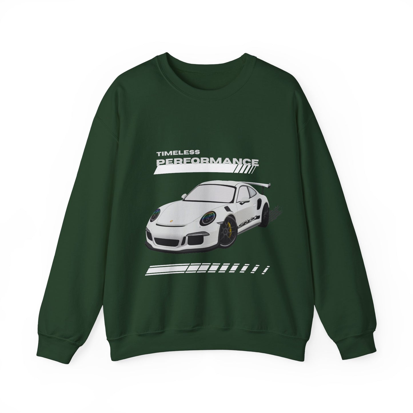 Timeless Performance Sweatshirt, Racing Apparel, Car Enthusiast Gift, Unisex Crewneck, Automotive Style, Gift for Him