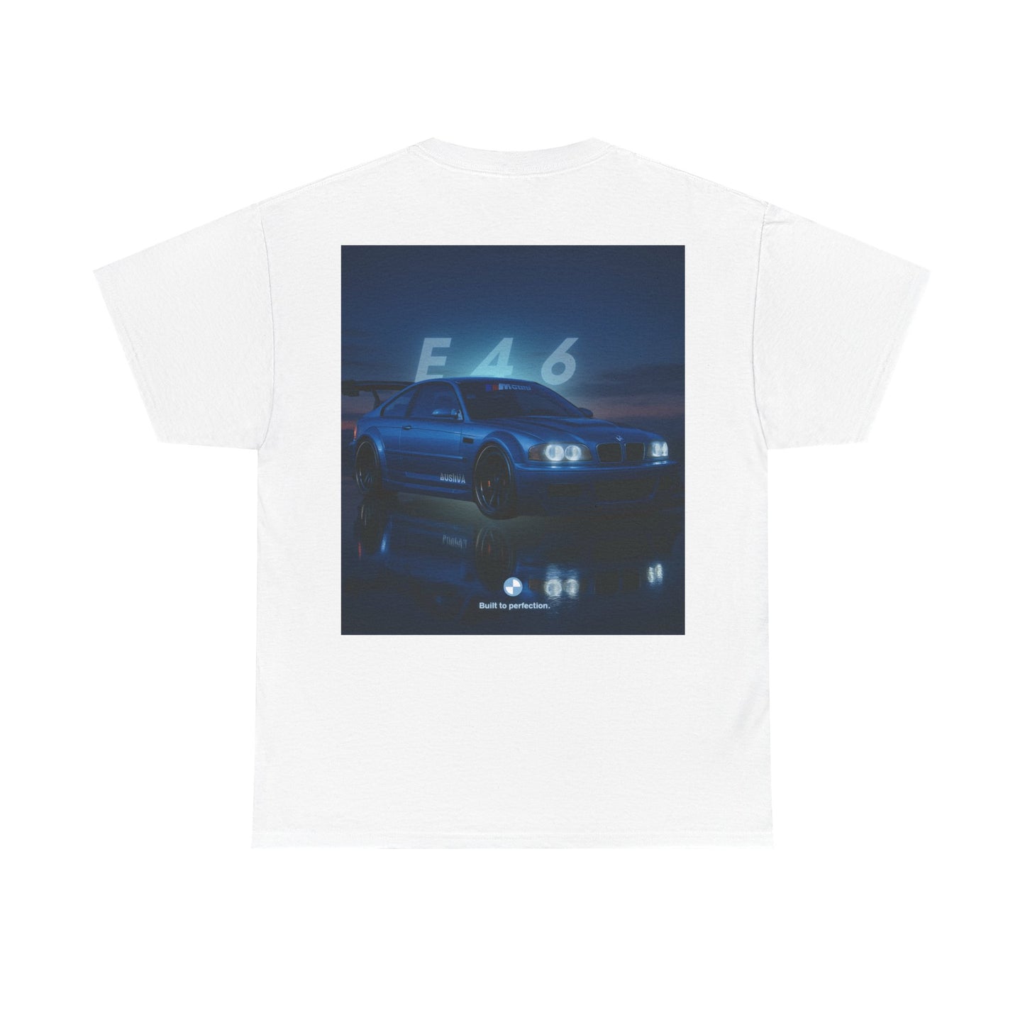 T-shirt graphique E46 Racing - Cadeau pour passionné d'automobile, T-shirt de course, Vêtements de sport automobile, Haut pour amoureux de voitures, Vêtements automobiles