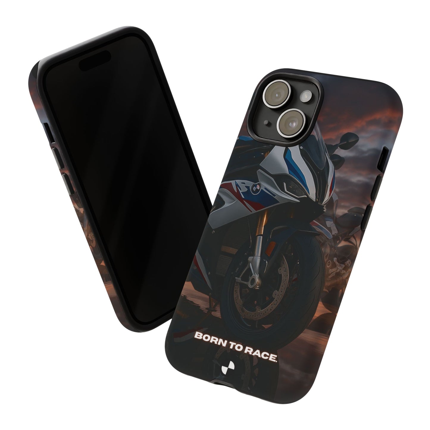 Coque de téléphone pour moto BMW – Design Born to Race