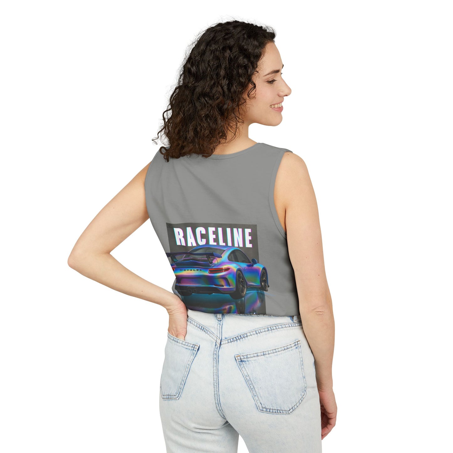 Raceline Holo Inspired Car - Unisex Garment-Dyed Tank Top