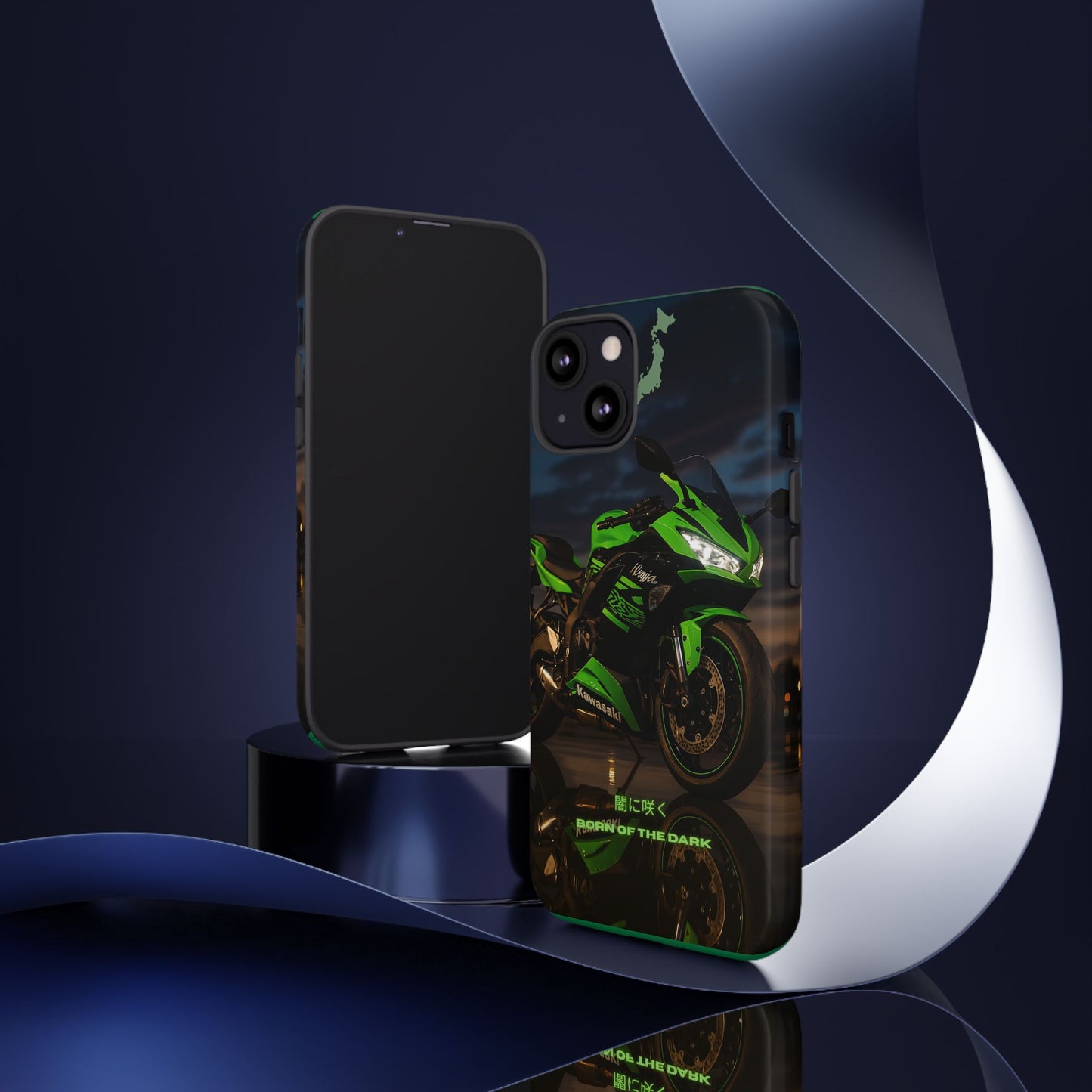 Coque de téléphone moto Kawa - Born of the Dark