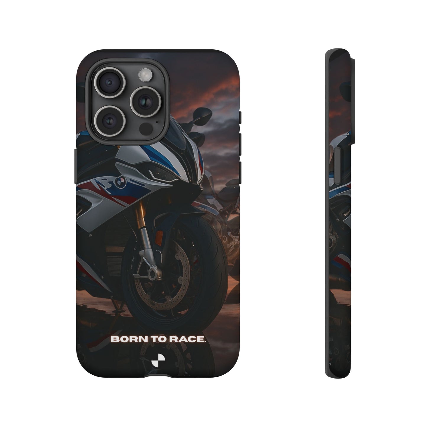 Coque de téléphone pour moto BMW – Design Born to Race