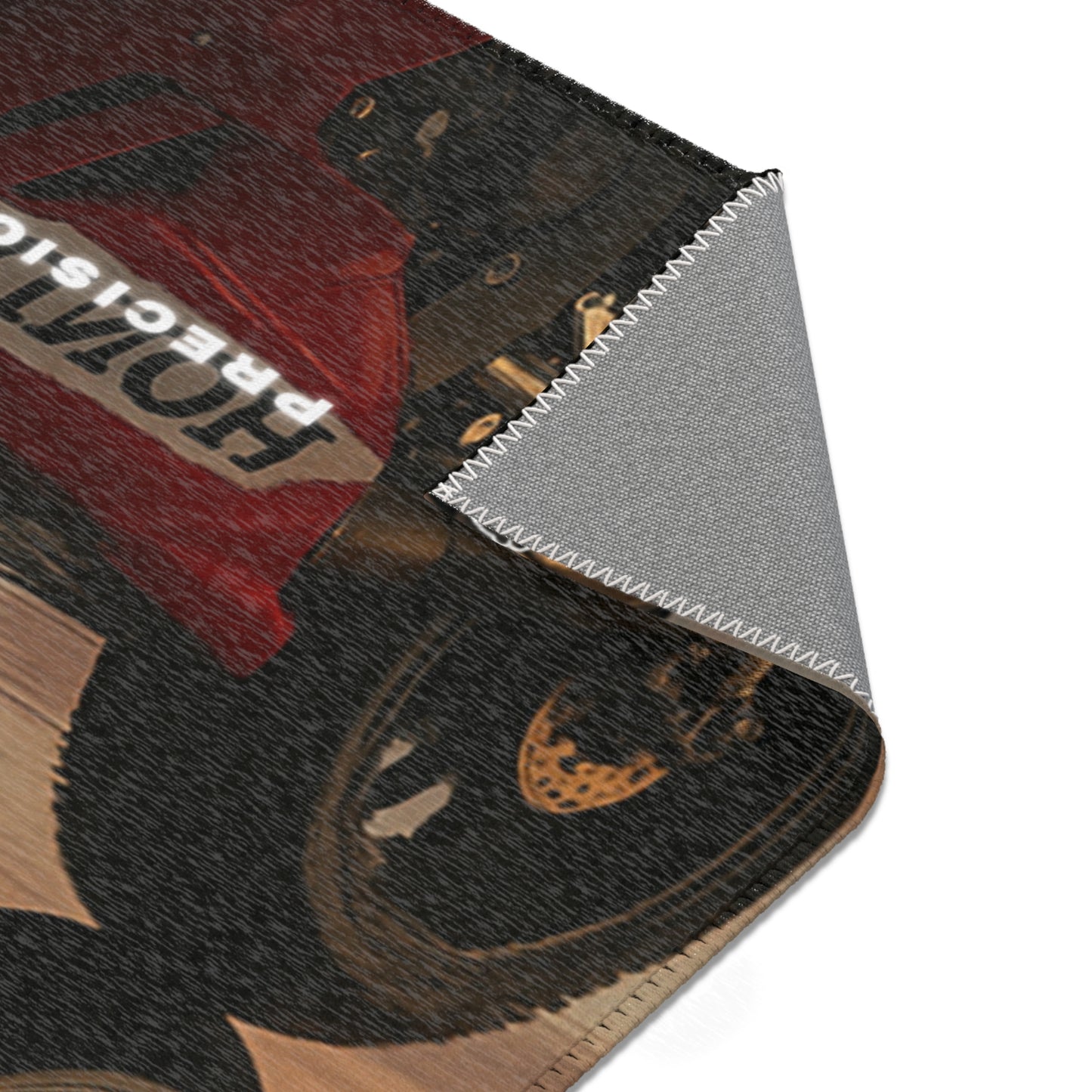 Motorcycle Area Rug - Fireblade Supremacy Design for Bike Enthusiasts