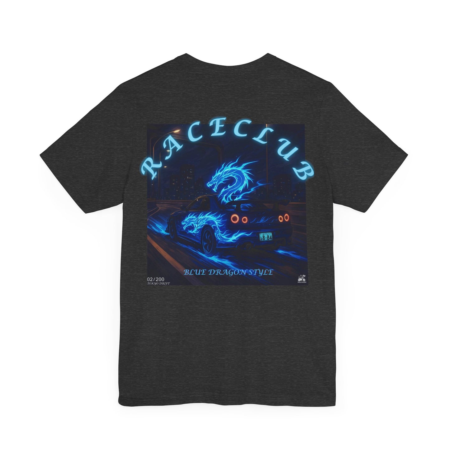 Blue Dragon Race Club Unisex Jersey Tee - Perfect Gift for Car Enthusiasts