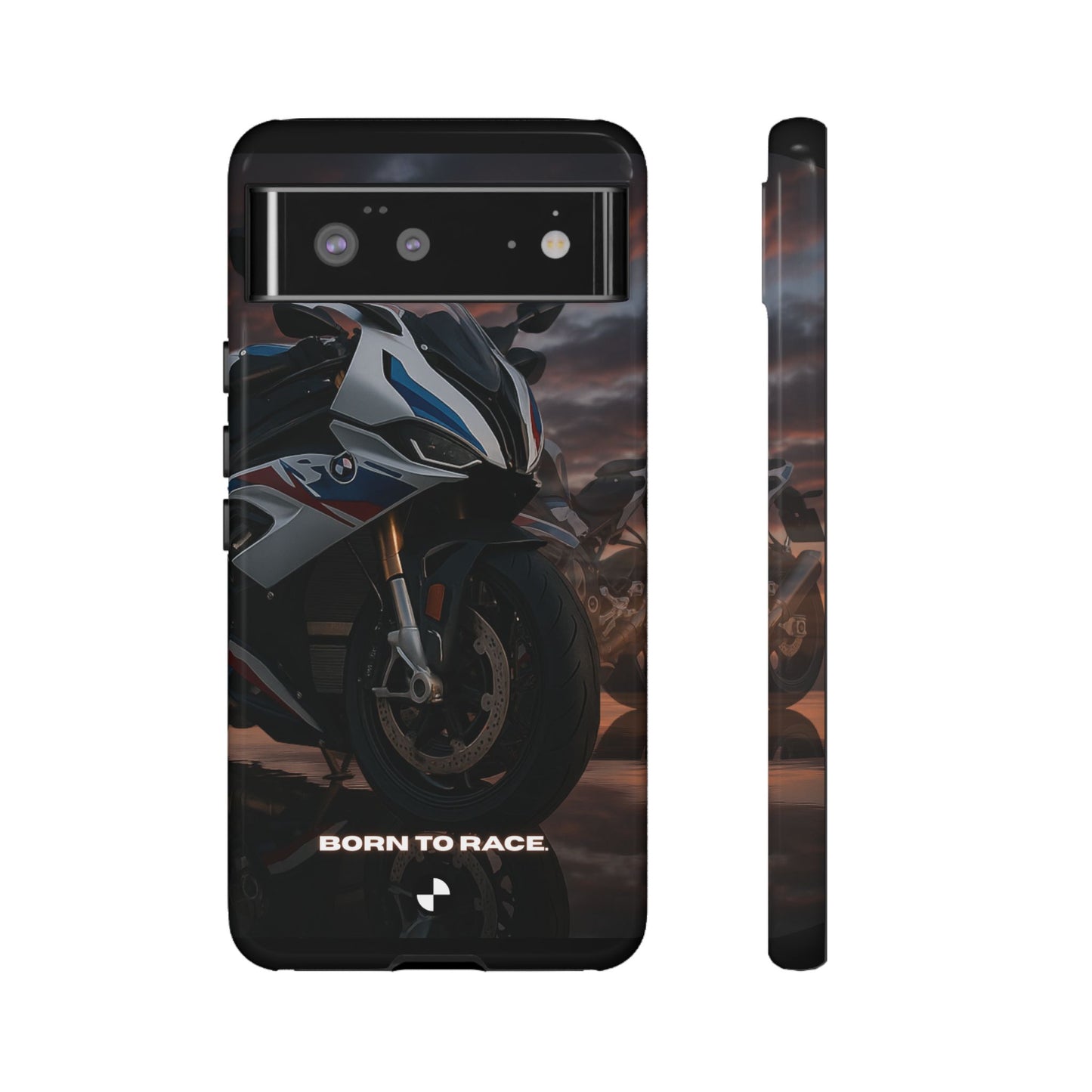 Coque de téléphone pour moto BMW – Design Born to Race