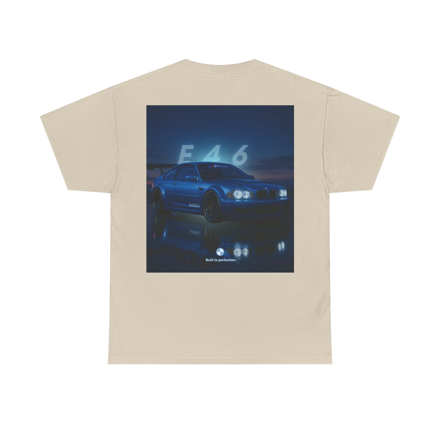 T-shirt graphique E46 Racing - Cadeau pour passionné d'automobile, T-shirt de course, Vêtements de sport automobile, Haut pour amoureux de voitures, Vêtements automobiles