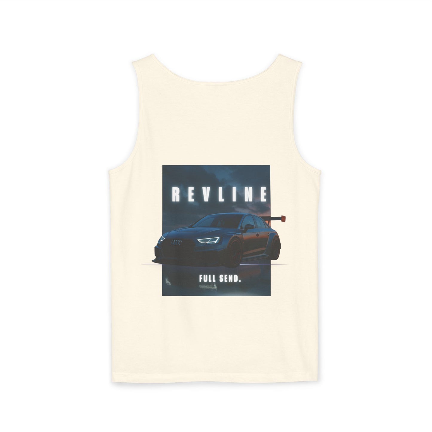 Revline Racing Inspired- Unisex Garment-Dyed Tank Top