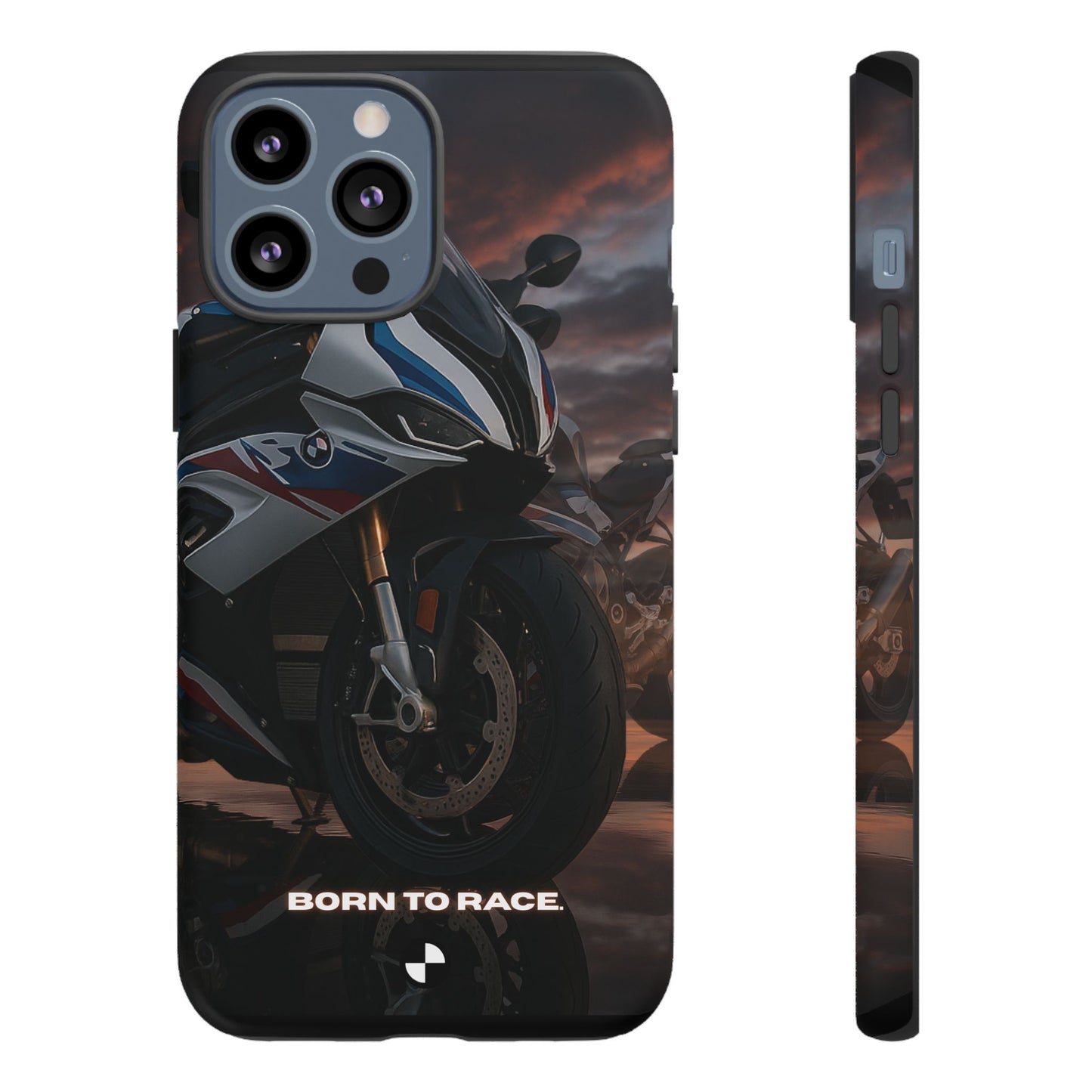 Coque de téléphone pour moto BMW – Design Born to Race