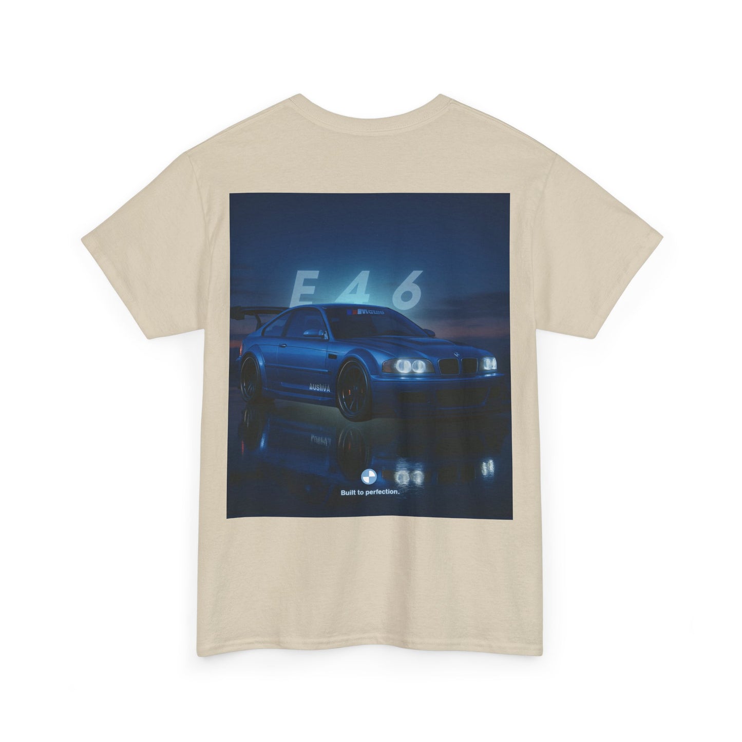 T-shirt graphique E46 Racing - Cadeau pour passionné d'automobile, T-shirt de course, Vêtements de sport automobile, Haut pour amoureux de voitures, Vêtements automobiles