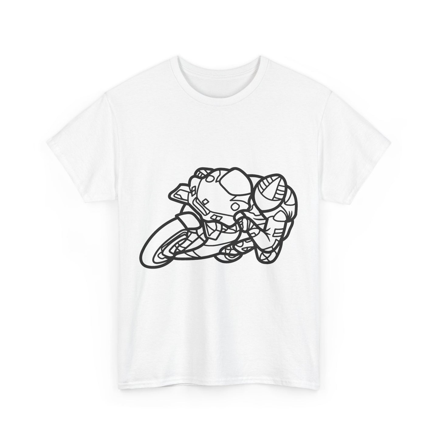 Motorcycle Adventure Tee - Shift and Go, Unisex Heavy Cotton T-Shirt, Biker Gift, Casual Wear, Motorbike Lover Apparel, Ride in Style