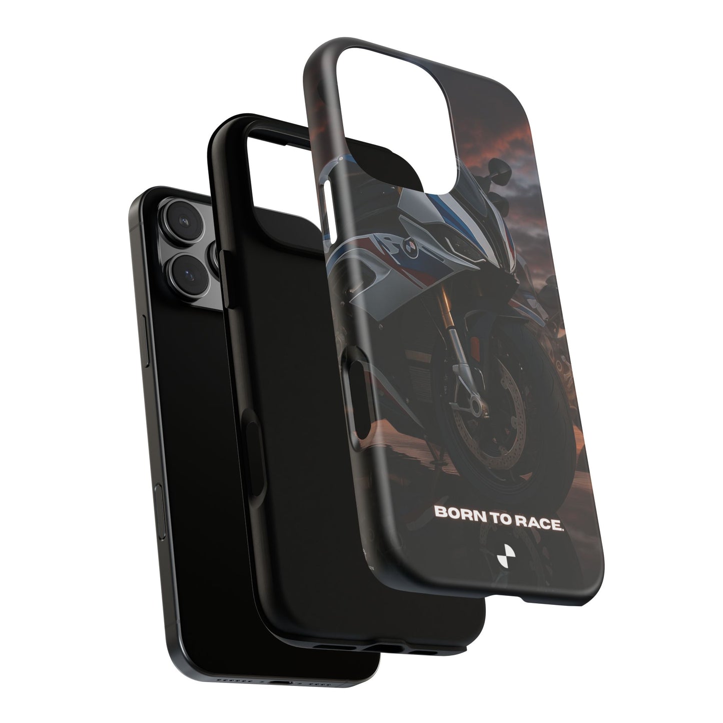 Coque de téléphone pour moto BMW – Design Born to Race