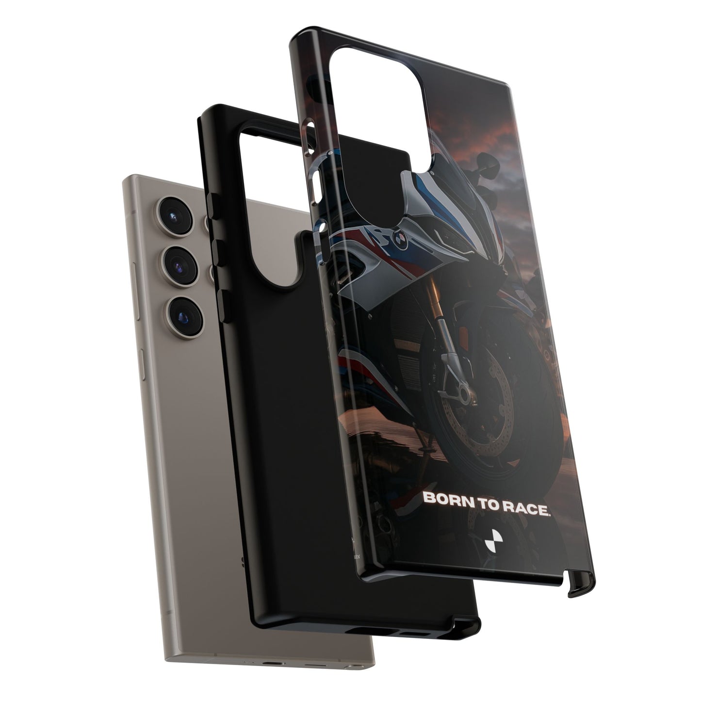 Coque de téléphone pour moto BMW – Design Born to Race