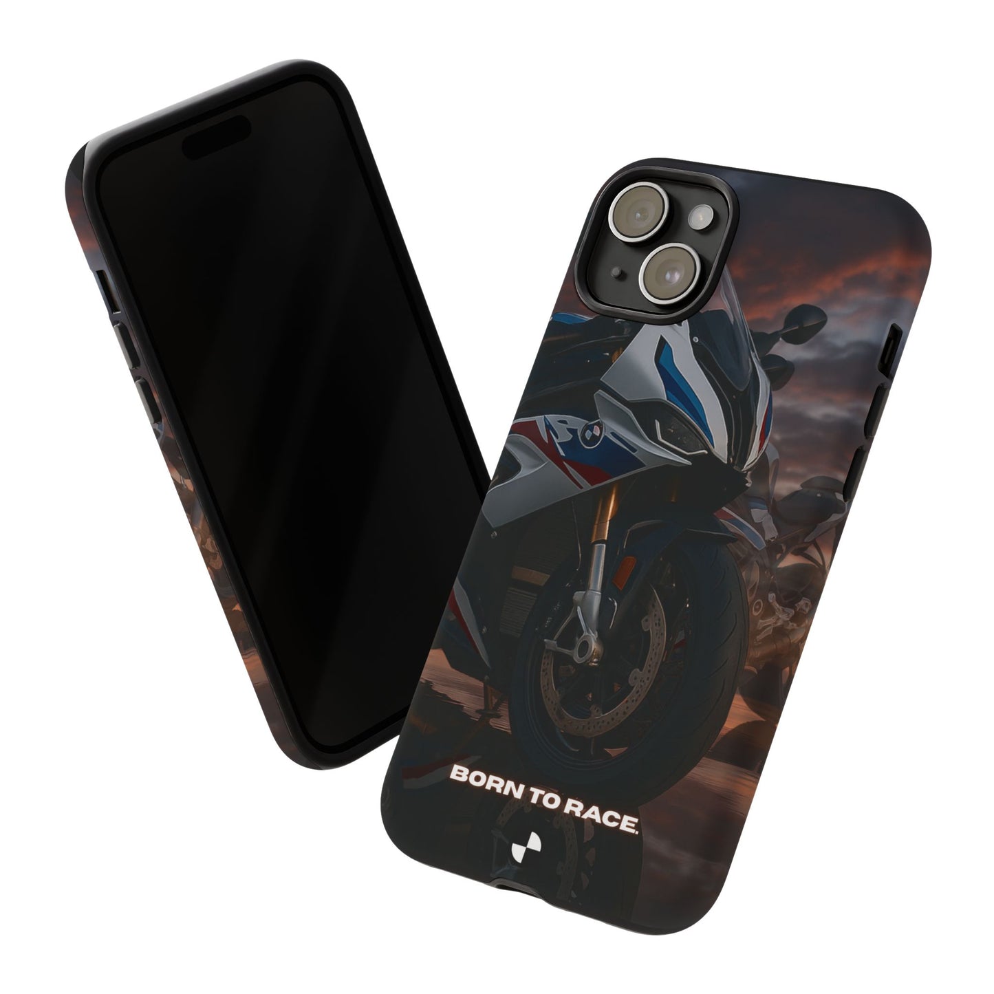 Coque de téléphone pour moto BMW – Design Born to Race