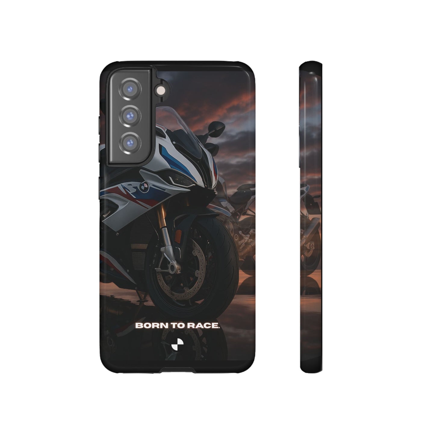 Coque de téléphone pour moto BMW – Design Born to Race