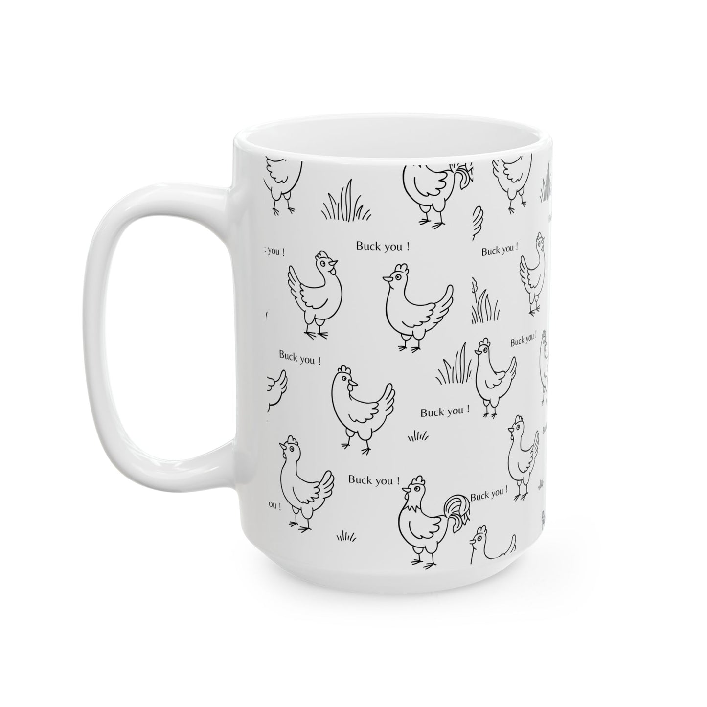 Buck you! Becher