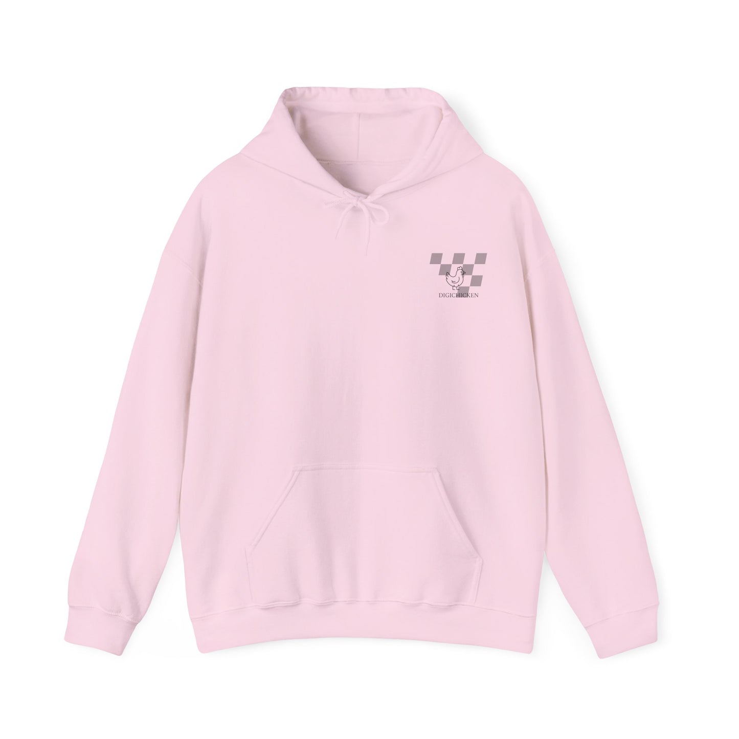 BenZ inspired Racing Hoodie with backprint- White racing car with rear spoiler