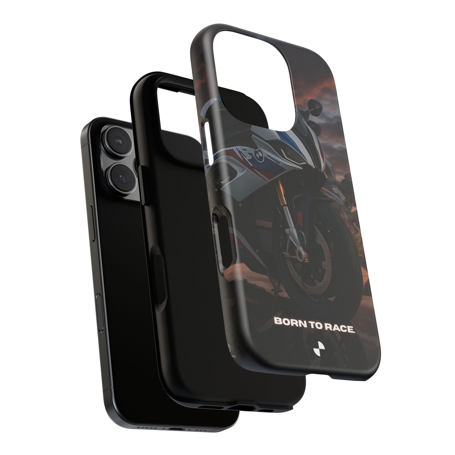 Coque de téléphone pour moto BMW – Design Born to Race