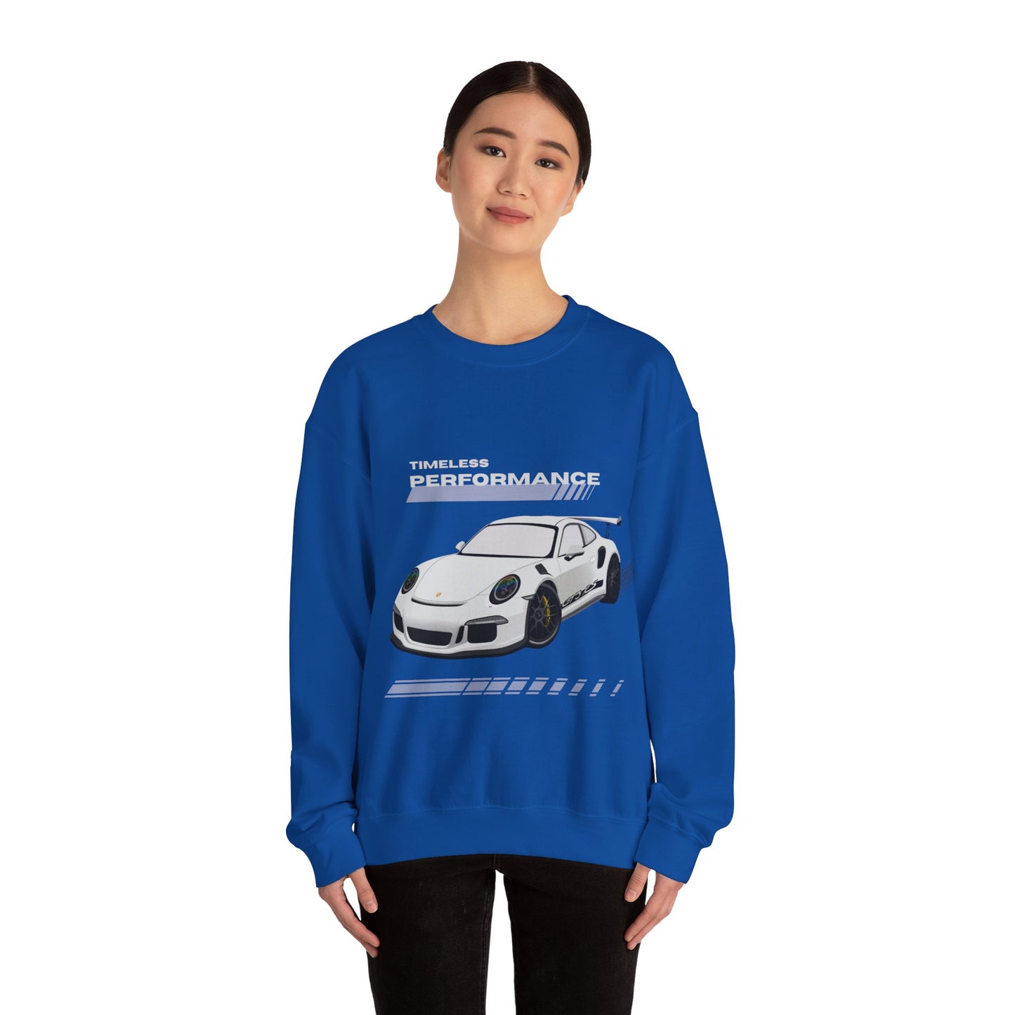 Timeless Performance Sweatshirt, Racing Apparel, Car Enthusiast Gift, Unisex Crewneck, Automotive Style, Gift for Him