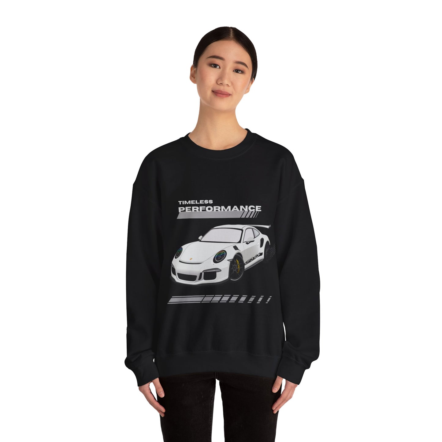 Timeless Performance Sweatshirt, Racing Apparel, Car Enthusiast Gift, Unisex Crewneck, Automotive Style, Gift for Him