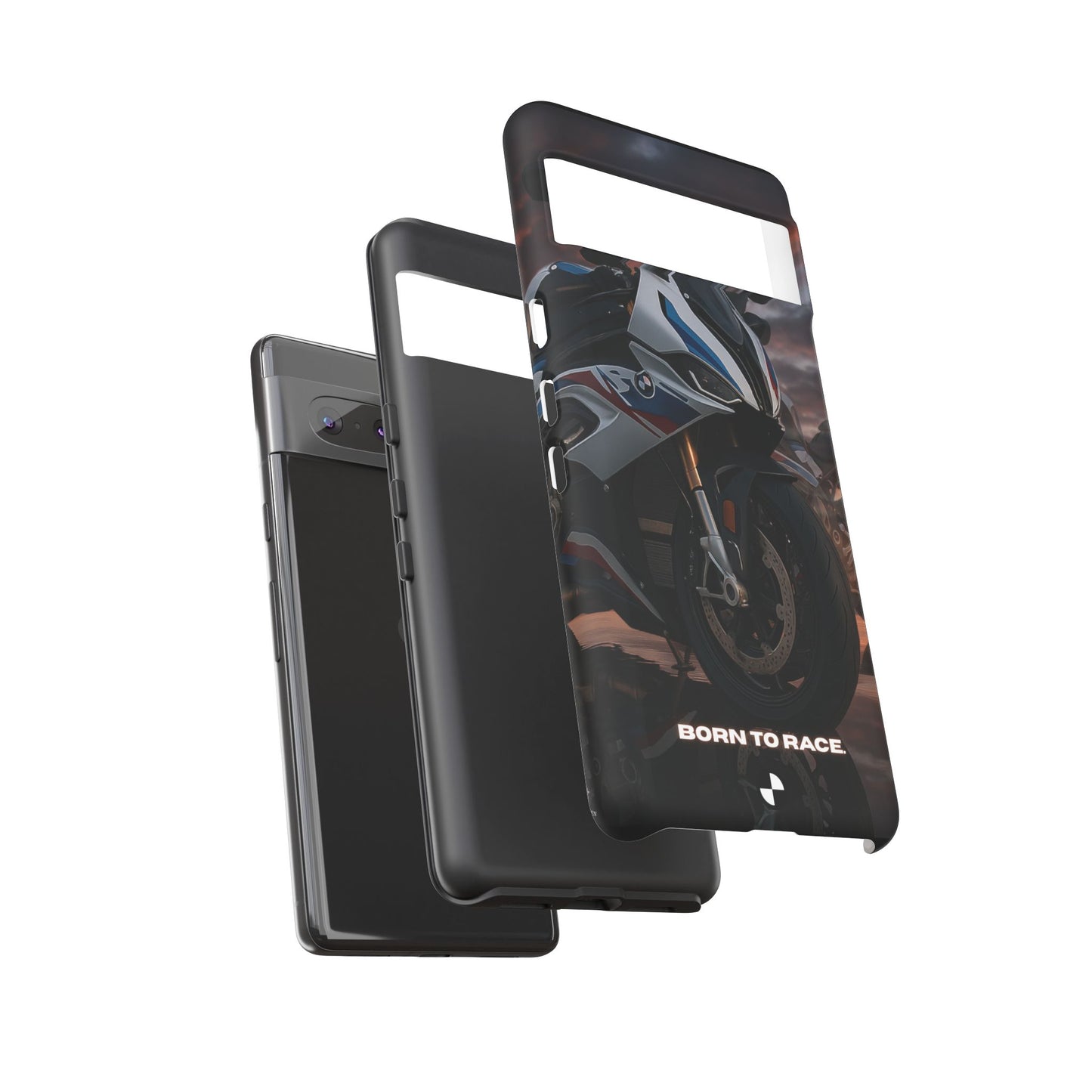 Coque de téléphone pour moto BMW – Design Born to Race