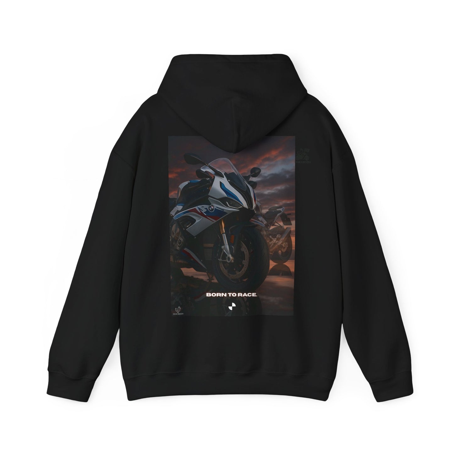 s1000rr Born to Race Unisex Heavy Blend Hoodie - Ideal for Motorcycle Enthusiasts