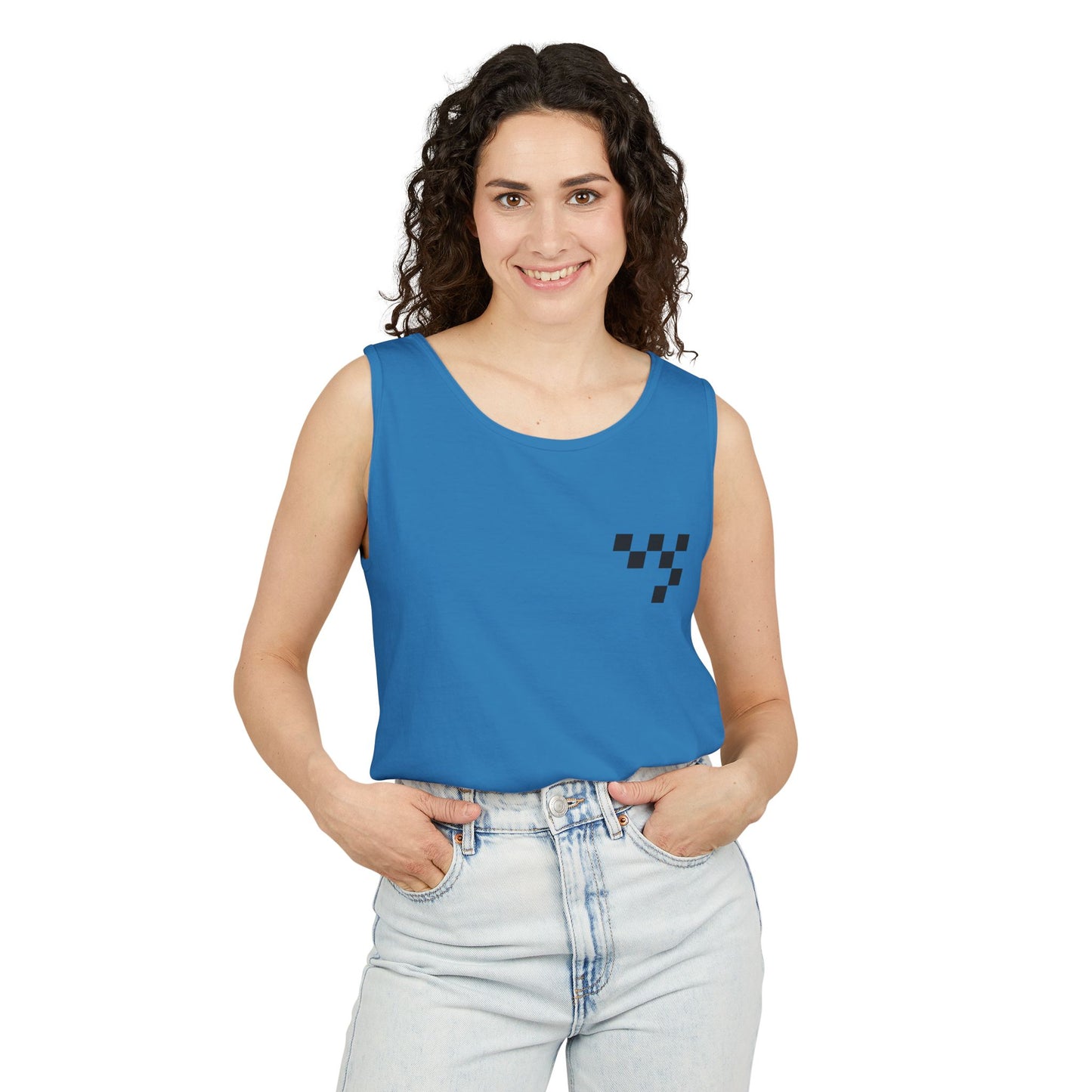 Racing Inspired Unisex Garment-Dyed Tank Top