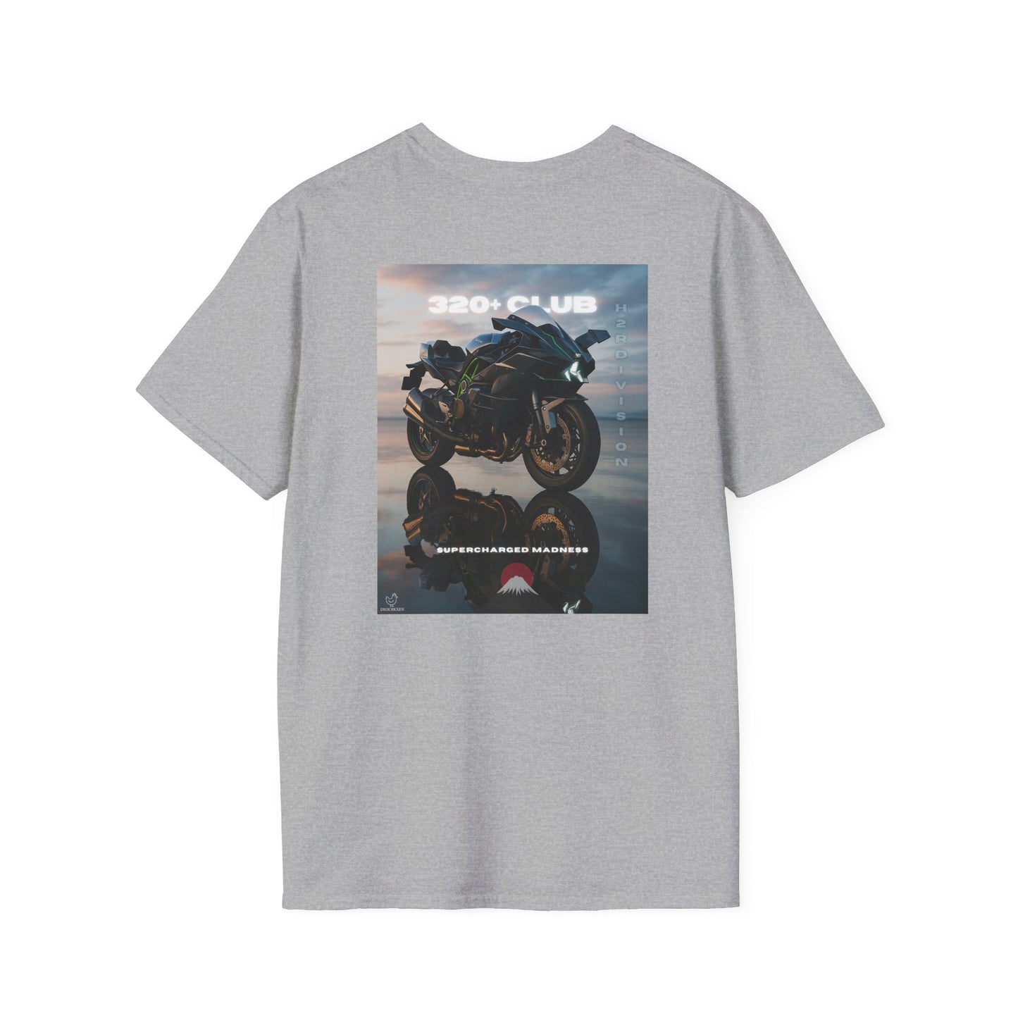 H2R Motorcycle Vibes Unisex Softstyle T-Shirt | Cool Biker Graphic Tee