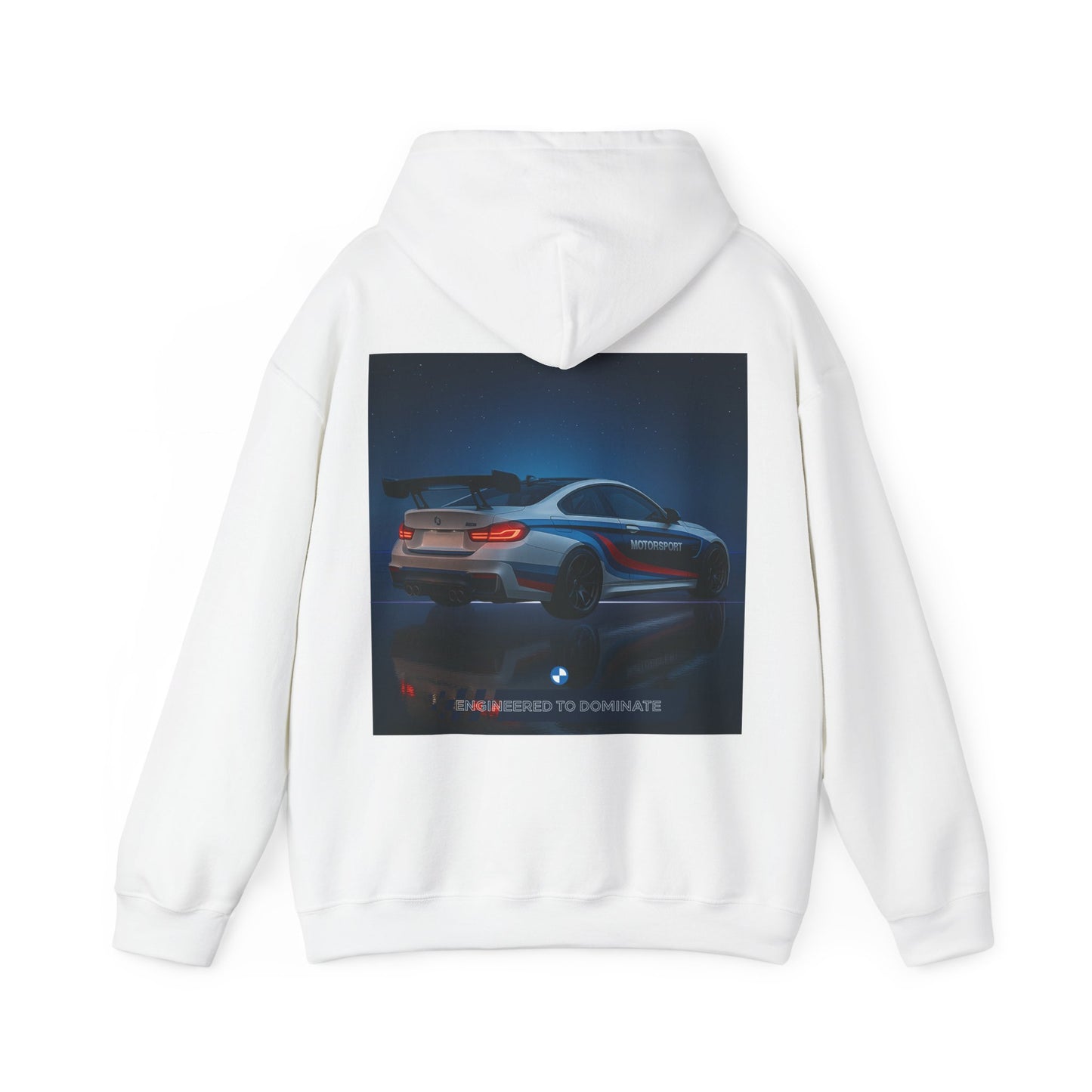 Engineered to Dominate Racing Hoodie - Unisex Heavy Blend Sweatshirt for Car Enthusiasts
