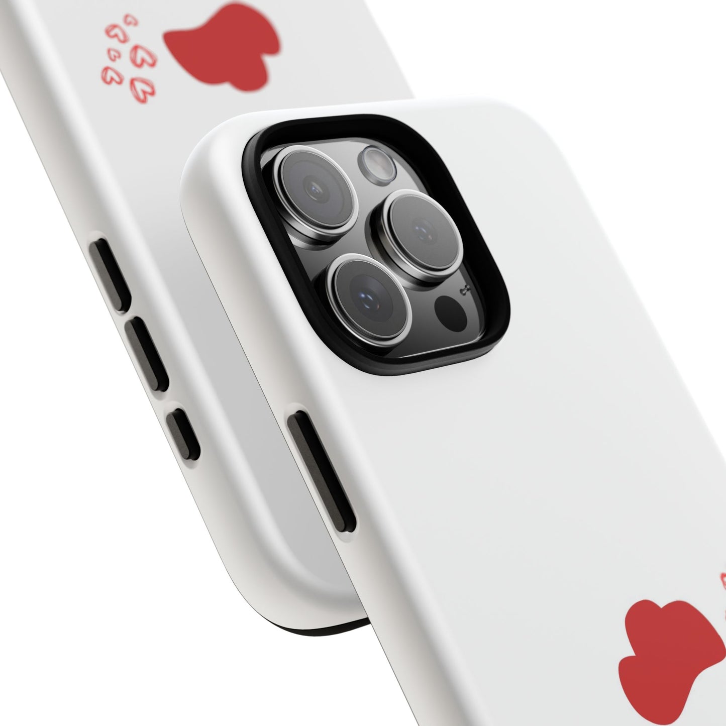 Coque de téléphone mignonne en forme de poulet, coques résistantes pour les amoureux des animaux, cadeau de Saint-Valentin, décoration de ferme, accessoires mobiles uniques, motif cœur
