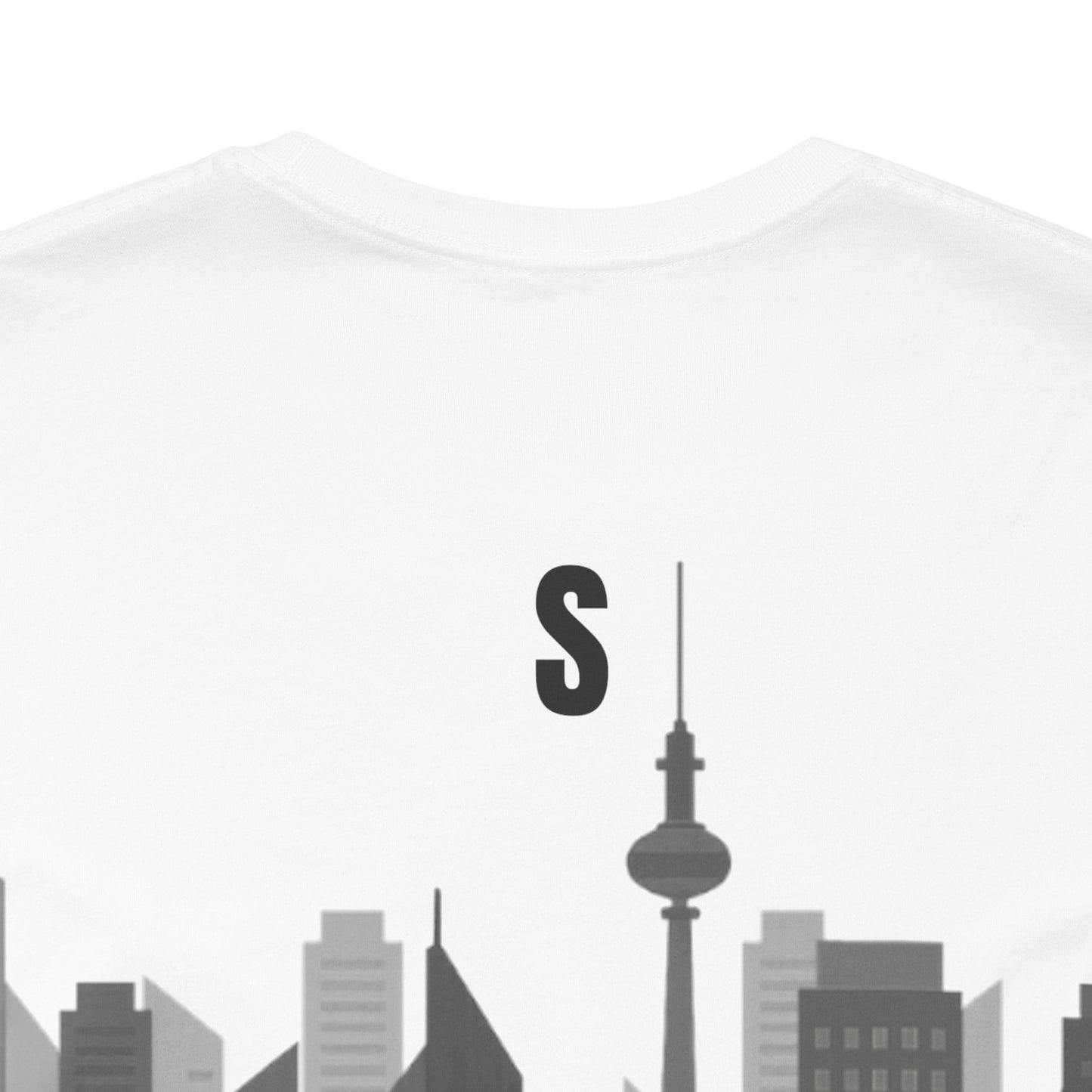 Urban Vibes Car Graphic Tee, Unisex Jersey Short Sleeve Tee, Cityscape T-Shirt, Cool Car Shirt, Gift for Car Lovers, Trendy Everyday Wear