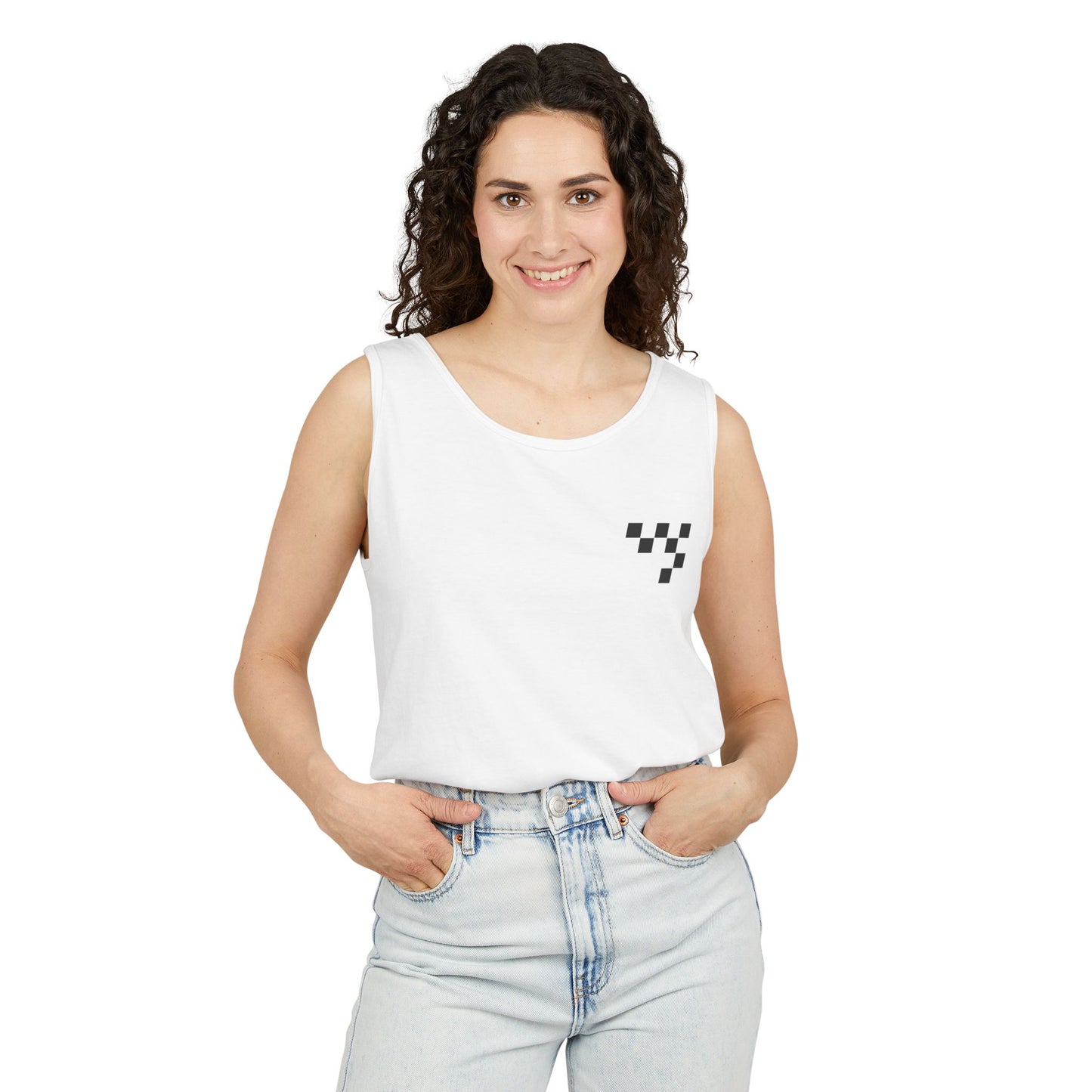 Raceline Holo Inspired Car - Unisex Garment-Dyed Tank Top