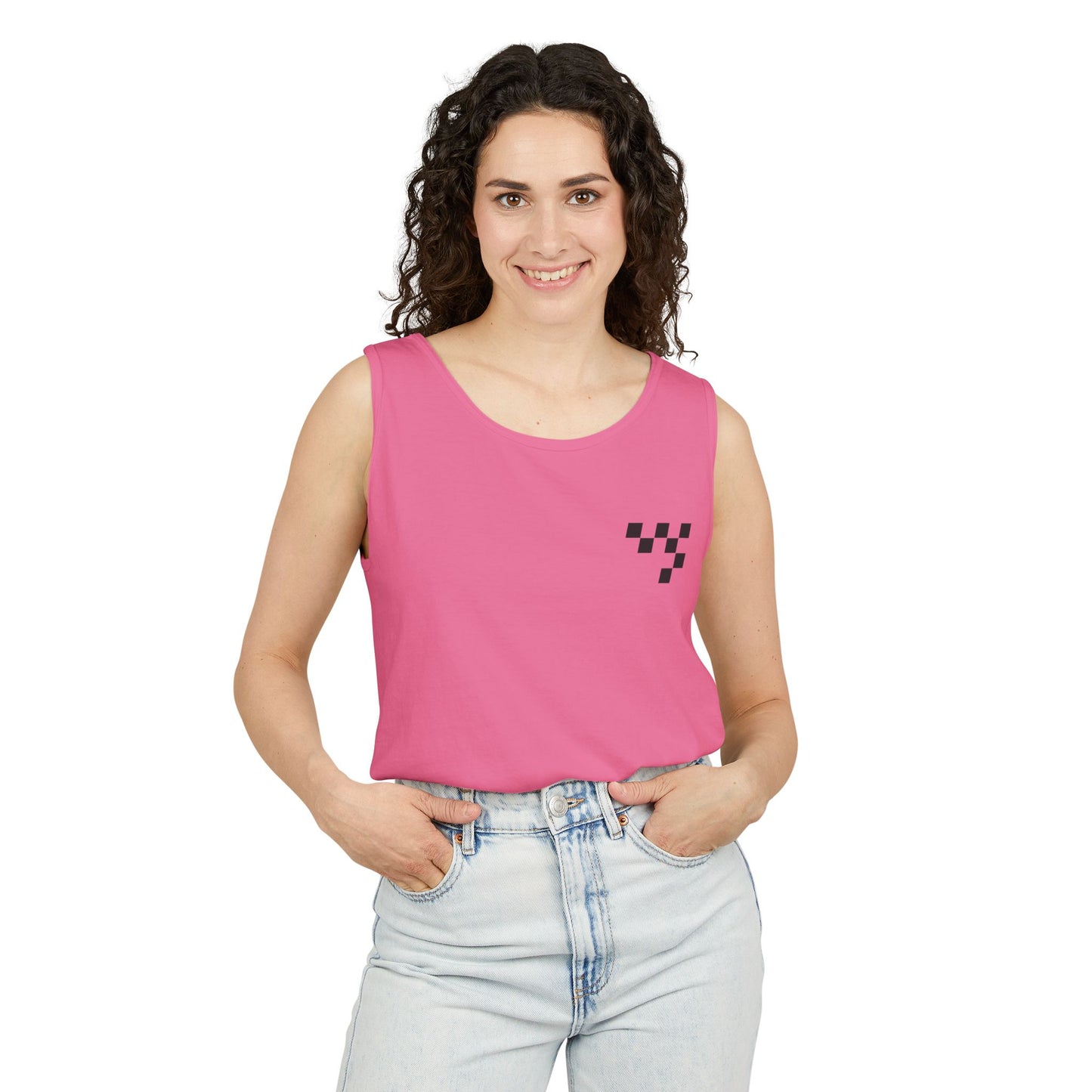 Raceline Holo Inspired Car - Unisex Garment-Dyed Tank Top