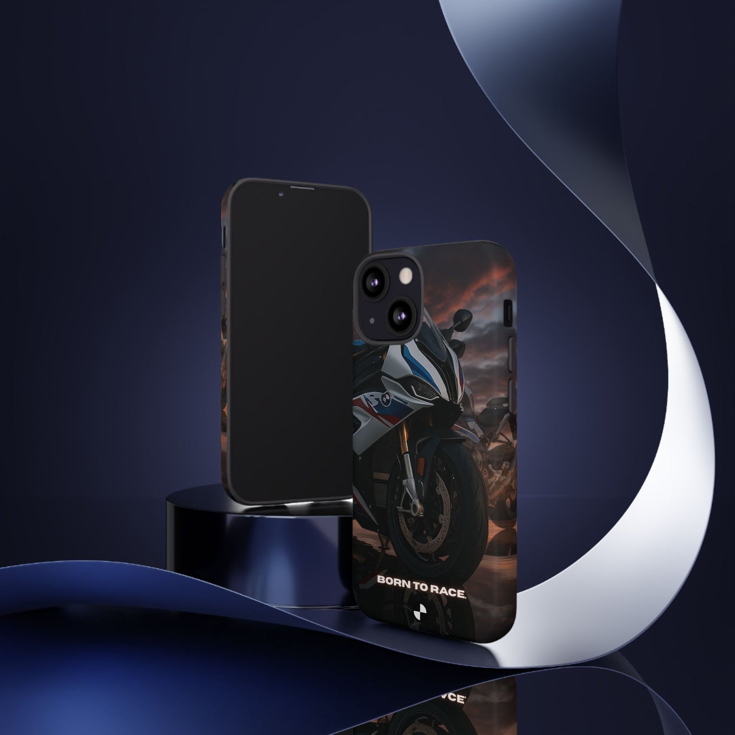 Coque de téléphone pour moto BMW – Design Born to Race