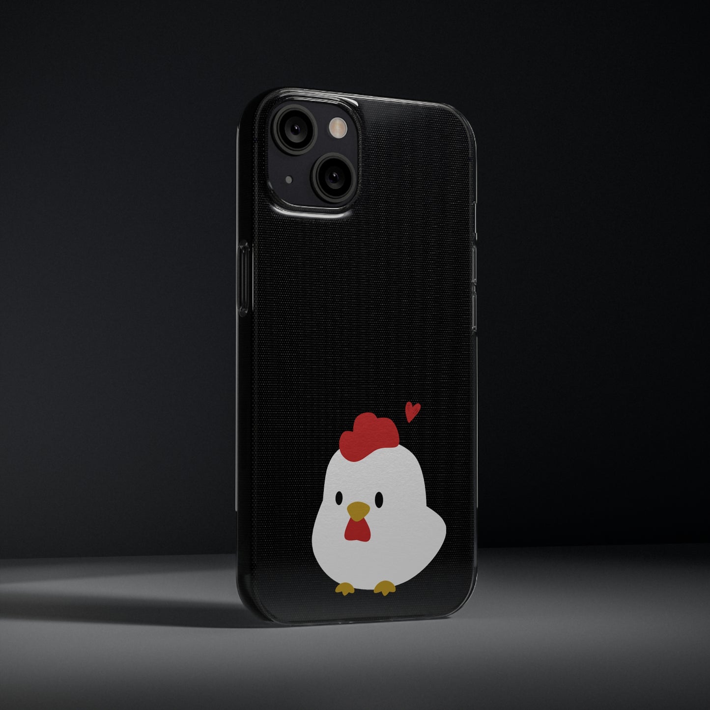 Cute Chicken Soft Phone Case, Animal Phone Cover for Farm Lovers, Gifts for Her, Cute Smartphone Accessory, Chicken Lover Gift