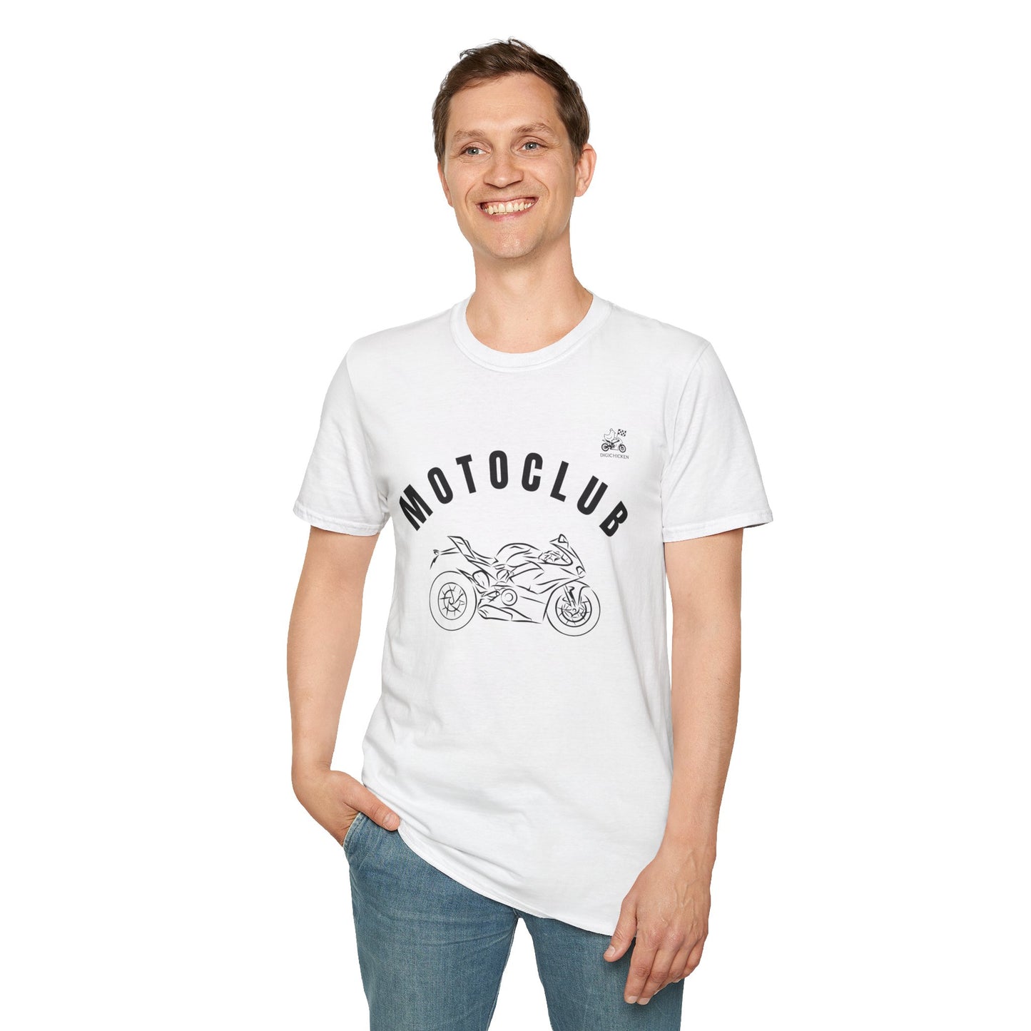 MOTOCLUB Unisex Motorcycle Club T-Shirt