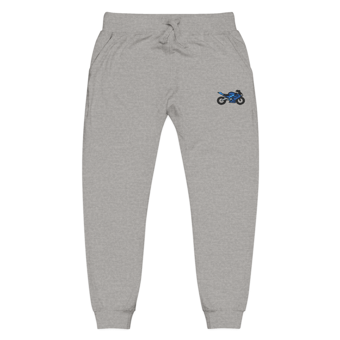 Yamaha inspired Motorcycle Embroidered Unisex Fleece Sweatpants - Cozy & Stylish Activewear