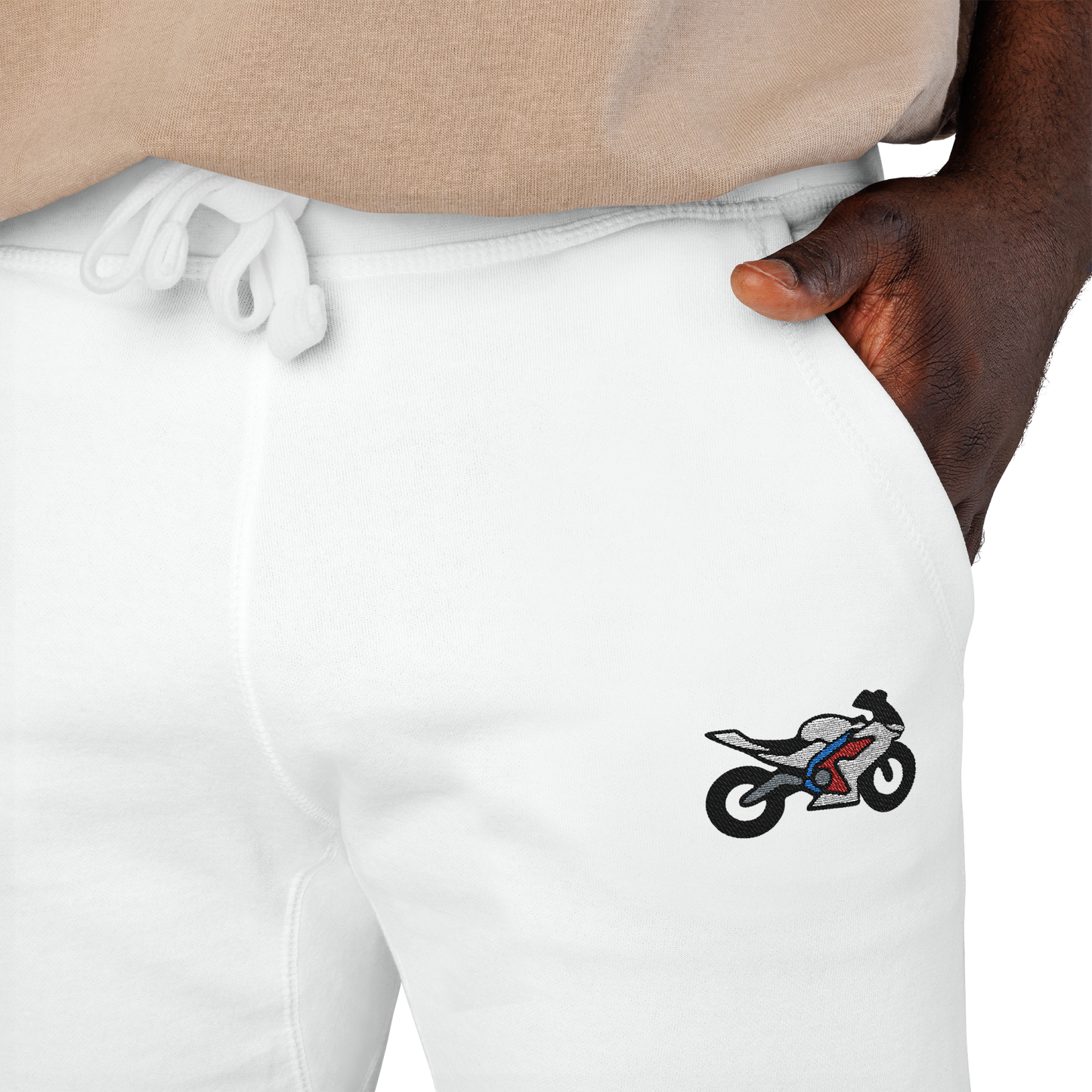 Bmw inspired Embroidered Unisex Fleece Sweatpants, Cozy Lounge Pants for Comfort, Casual Wear, Athleisure, Gifts, Everyday Style