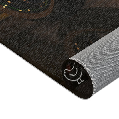Zx6r Kawasaki Motorcycle Area Rug – Born of the Dark Design for Bikers