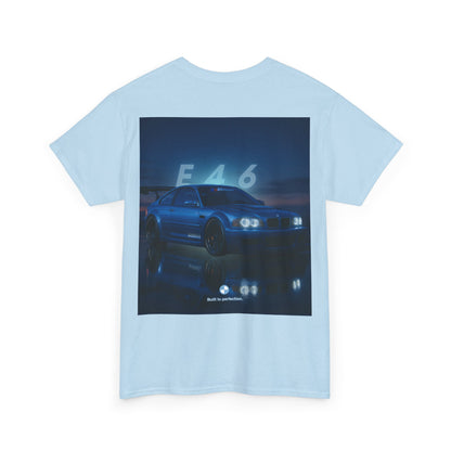 T-shirt graphique E46 Racing - Cadeau pour passionné d'automobile, T-shirt de course, Vêtements de sport automobile, Haut pour amoureux de voitures, Vêtements automobiles